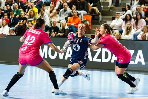 Handball, EHF EURO Cup Slovakia Norway Bratislava, Slovakia 20251019 Norways Live Rushfeldt Deila during the handball match in the EHF EURO Cup between Slovakia and Norway in Hant Arena Photo Nikola Krstic NTB Bratislava Slovakia EDITORIAL USE ONLY RESTRICTED USE FOR BETTING COMPANIES  Copyright: xNikolaxKrsticx xNTBx