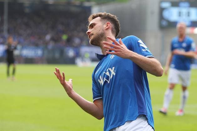 19.10.2025, xtvx, Fussball 2.Bundesliga, SV Darmstadt 98 - 1.FC Magdeburg v.l. Sergio Lopez (SV Darmstadt 98) enttaeuscht, enttaeuscht schauend, dissapointed (DFL DFB REGULATIONS PROHIBIT ANY USE OF PHOTOGRAPHS as IMAGE SEQUENCES and or QUASI-VIDEO) Darmstadt