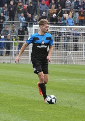 19.10.2025 xmgoodx Frankfurt am Main, PSD Bank Arena Regionalliga Südwest Saison 2025 2026 FSV Frankfurt - Kickers Offenbach (OFC) Timo Hildmann (21, FSV Frankfurt)