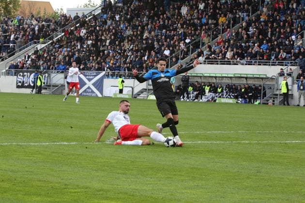 19.10.2025 xmgoodx Frankfurt am Main, PSD Bank Arena Regionalliga Südwest Saison 2025 2026 FSV Frankfurt - Kickers Offenbach (OFC)