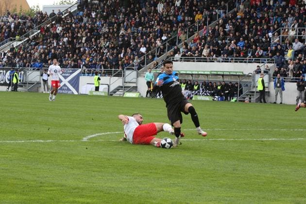 19.10.2025 xmgoodx Frankfurt am Main, PSD Bank Arena Regionalliga Südwest Saison 2025 2026 FSV Frankfurt - Kickers Offenbach (OFC)