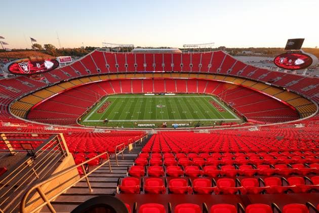 October 19, 2025: A general view of the stadium before an NFL, American Football Herren, USA football game between the Kansas City Chiefs and Las Vegas Raiders at GEHA Field at Arrowhead Stadium in Kansas City, MO. CSM Kansas City United States of America - ZUMAc04_ 20251019_zma_c04_006 Copyright: xDavidxSmithx