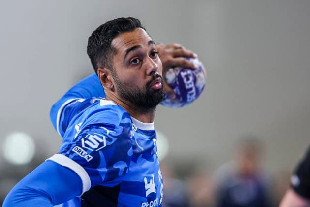 Kielce 19.10.2025 PILKA RECZNA MEZCZYZN 8 KOLEJKA ORLEN SUPERLIGA SEZON 2025 26 --- MEN S HANDBALL TOP LEAGUE DAY 8 MATCH Industria Kielce - Orlen Wisla Plock NZ MELVYN RICHARDSON FOT. JACEK STANISLAWEK 400mm.pl NEWSPIX.PL --- newspix.pl 