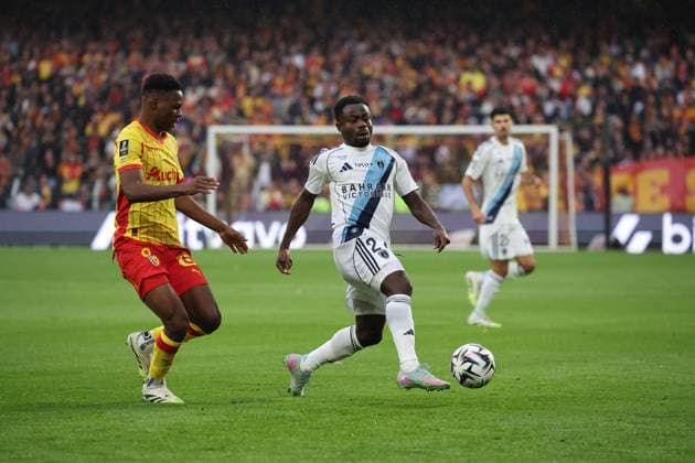 FOOTBALL : RC Lens vs Paris FC - Ligue 1 J8 - 19 10 2025 Moses SIMON (Paris FC) lors du match RC Lens vs Paris FC, Ligue 1 J8, stade Bollaert-Delelis, le 19 octobre 2025 - photo Laurent Sanson PsnewZ  Copyright: xLaurentxSANSONx xPsnewZx