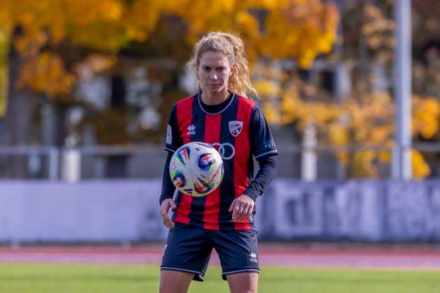 Ingolstadt, Deutschland 19. Oktober 2025: 2. BL - Frauen - 2025 2026 - FC Ingolstadt 04 vs. Eintracht Frankfurt II Im Bild: Leonie Haberäcker Haberaecker (FCI) Audi Sportpark Bayern Copyright: xFotostandx xSchäferx
