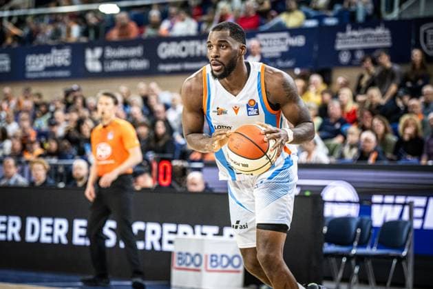 Rostock, Deutschland 19. Oktober 2025: 1.BBL - 2025 2026 - Rostock Seawolves vs. Science City Jena Im Bild: Naz Bohannon (Science City Jena) Copyright: xFotostandx xVoelkerx