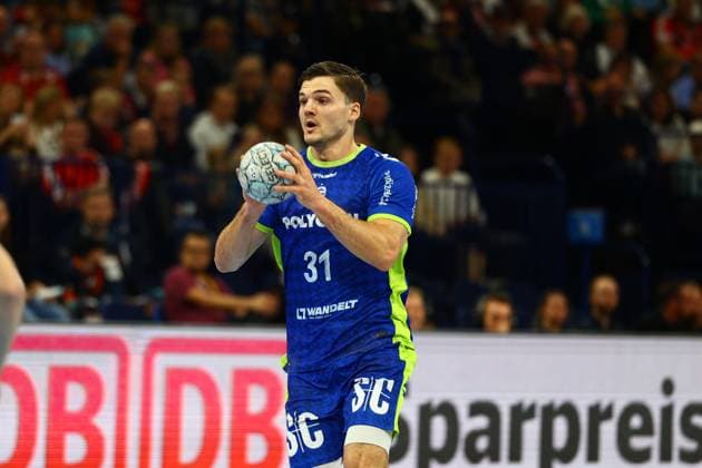 Handball I Herren I Saison 2025 2026 I Bundesliga I 9. Spieltag I HSV Hamburg - VFL Gummersbach I 19.10.2025 Kay Smits (31, VFL Gummersbach) Hamburg Barclaycard Arena Hamburg Deutschland Copyright: xLobeca RalfxHomburgx