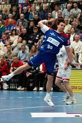 Stefan Bauer, (HBW Balingen Weilstetten, 99 HBW Balingen Weilstetten vs. TuS Ferndorf, Handball, 2. Bundesliga, 8. Spieltag, Saison 2025 2026, 19.10.2025 Eibner-Pressefoto Andreas Ulmer HBW Balingen Weilstetten vs. TuS Ferndorf, Handball, 2. Bundesliga, 8. Spieltag, Saison 2025 2026, 19.10.2025 Balingen Copyright: xEibner-Pressefoto AndreasxUlmerx EP_AUR