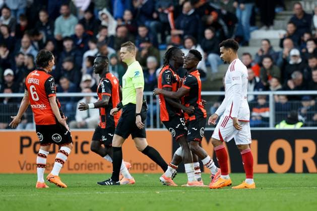FC Lorient v Stade Brestois 29 - Ligue 1 McDonald s 2025 2026 43 Arsene KOUASSI (fcl) during the Ligue 1 McDonald s match between Lorient and Brest at Stade du Moustoir on October 19, 2025 in Lorient, France. Lorient France  Copyright: xFEPx 776348157