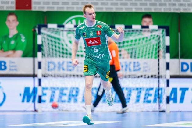 Florian Kranzmann (GWD Minden, 05) jubelt nach Torerfolg Tor GER, GWD Minden vs. TSV Hannover-Burgdorf, Handball, 1. Bundesliga, 9. Spieltag, Spielzeit 2025 2026, 19.10.2025 GER, GWD Minden vs. TSV Hannover-Burgdorf, Handball, 1. Bundesliga, 9. Spieltag, Spielzeit 2025 2026, 19.10.2025 Luebbecke Copyright: xEibner-Pressefoto JanxRollingerx EP_JSK
