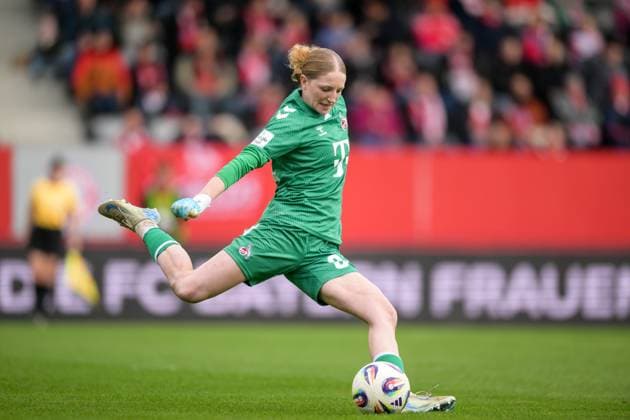 Fußball, Google Pixel Frauen Bundesliga, 20251019, FC Bayern München - 1. FC Köln. Im Bild Irina FUCHS (Köln, 34). München FC Bayern Campus Bayern Deutschland Copyright: Passion2Press MarkusxFischerx