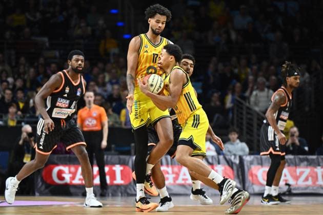 GER, Alba Berlin gegen Ratiopharm Ulm, Basketball, BBL Pokal, Saison 2025 2026, Achtelfinale, 19.10.2025 GER, Alba Berlin gegen Ratiopharm Ulm, Basketball, BBL Pokal, Saison 2025 2026, Achtelfinale, 19.10.2025 Berlin Copyright: xEibner-Pressefoto RyanxSleimanx EP_RSN