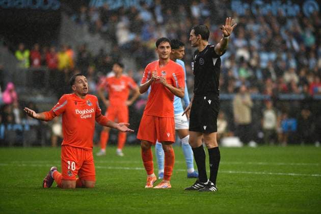 Spanish La Liga EA Sports soccer match Celta vs Real Sociedad at Balaidos stadium inVigo, Pontevegra, Spain 19 October 2025 900 Cordon Press  900 CordonxPress LOF - Celta vs Real Sociedad