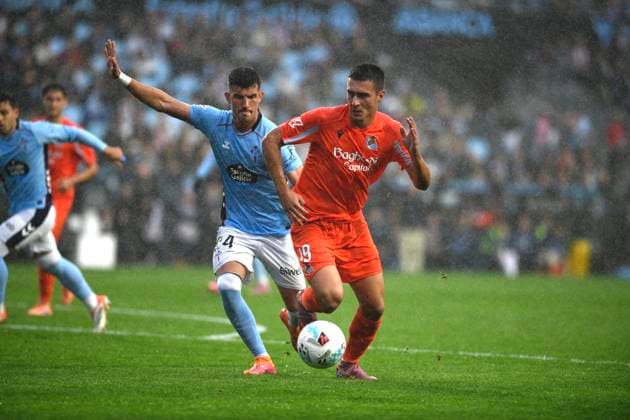 Spanish La Liga EA Sports soccer match Celta vs Real Sociedad at Balaidos stadium inVigo, Pontevegra, Spain 19 October 2025 900 Cordon Press  900 CordonxPress LOF - Celta vs Real Sociedad