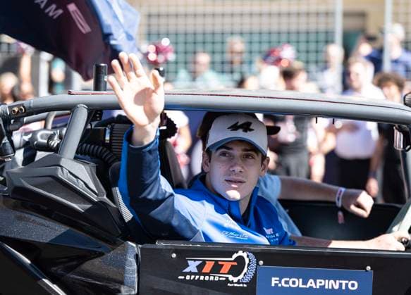 October 19, 2025, Austin, Texas, USA : 43 FRANCO COLAPINTO BWT Alpine F1 Team waving to the fans during the drivers parade Austin USA - ZUMAm147 20251019_zap_m147_006 Copyright: xHossxMcBainx