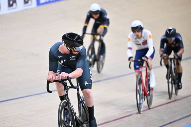2025 UCI Para-Cycling Track World Championships Picture by Simon Wilkinson SWpix.com - 19 10 2025 - Cycling - 2025 UCI Para-Cycling Track World Championships - Rio Olympic Velodrome, Rio de Janeiro, Brazil - MC3 10km Scratch Race - Devon Briggs (New Zealand) Copyright: x xSWpix.comx(t axPhotographyxHubxLtd)xSimonxWilkinson SWpix.comx SWP-3030-10242
