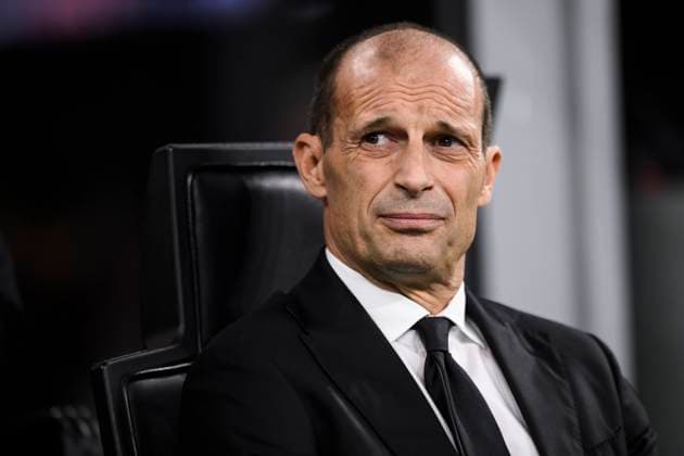 AC Milan v ACF Fiorentina - Serie A Massimiliano Allegri, head coach of AC Milan, looks on prior to the Serie A football match between AC Milan and ACF Fiorentina. Milan Italy Copyright: xNicolòxCampox