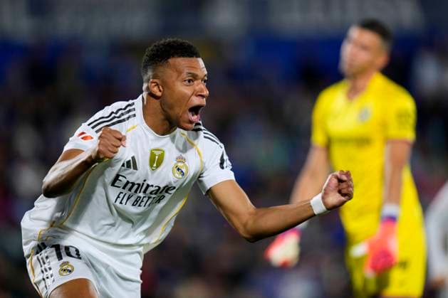 ESP: Getafe CF - Real Madrid CF. La Liga EA Sports. Date 9 Kylian Mbappe of Real Madrid CF during the La Liga EA Sports match between Getafe CF and Real Madrid CF played at Coliseum Stadium on October 19, 2025 in Madrid. kpng Copyright: xCesarxCebollax xPRESSINx PS_2501019_GET_RMA_2526_067