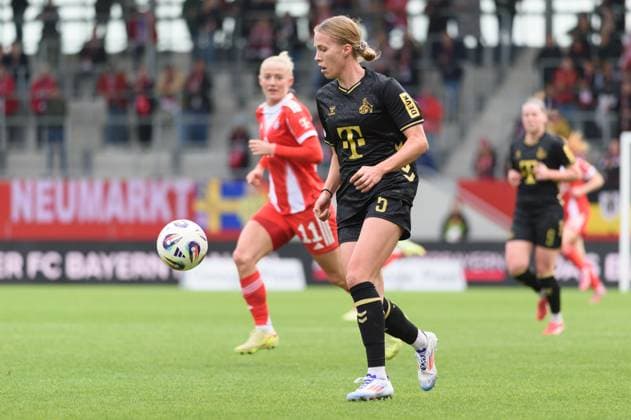 Celina Degen (5 1. FC Cologne) during the Google Pixel Frauen-Bundesliga match between FC Bayern Munich and 1.FC Cologne at FC Bayern Campus Munich, Germany. Copyright: xSvenxBeyrich SPPx Sportspressphoto_SPR45382