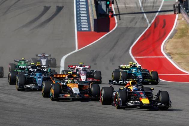 F1 GP of Amerika, Austin, No. 1 Max Verstappen (NED), Red Bull Racing RB21, Honda, winning the race, Start Austin USA