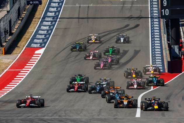 F1 GP of Amerika, Austin, No. 1 Max Verstappen (NED), Red Bull Racing RB21, Honda, winning the race, Start Austin USA