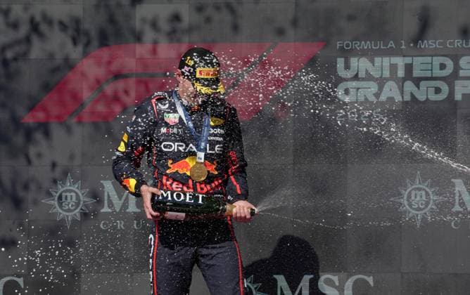 FORMULA 1 MSC CRUISES UNITED STATES GRAND PRIX 2025 19.10.2025, Circuit of The Americas, Austin, FORMULA 1 MSC CRUISES UNITED STATES GRAND PRIX 2025 , im Bild Sieger Max Verstappen (NLD), Oracle Red Bull Racing
