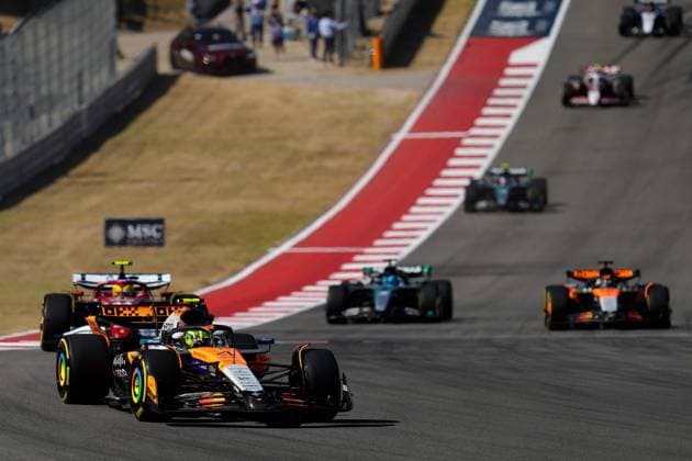 Lando Norris (GBR), McLaren Formula 1 Team, 4, race during United States Grand Prix 2025, Formula 1 Championship in Austin, USA, October 19 2025  Copyright: xScottxColeman IPAxSportx xipa-agency.netx xx IPA_66834090 IPA_Agency_IPA66834090