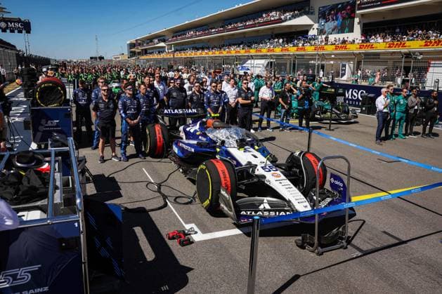 F1 - UNITED STATES GRAND PRIX 2025 55 SAINZ Carlos (spa), Williams Racing FW47, starting grid during the 2025 Formula 1 United States Grand Prix, 19th round of the 2025 FIA Formula One World Championship, WM, Weltmeisterschaft from October 17 to 19, 2025 on the Circuit of the Americas, in Austin, Texas, United States of America - AustinUnited States  Copyright: xANTONINxVINCENTx