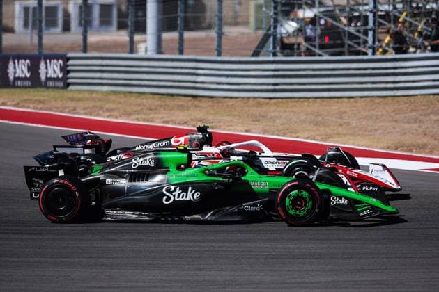 F1 - UNITED STATES GRAND PRIX 2025 05 BORTOLETO Gabriel (bra), Stake F1 Team Kick C45, action and 31 OCON Esteban (fra), Haas F1 Team VF-25 Ferrari, action during the 2025 Formula 1 United States Grand Prix, 19th round of the 2025 FIA Formula One World Championship, WM, Weltmeisterschaft from October 17 to 19, 2025 on the Circuit of the Americas, in Austin, Texas, United States of America - AustinUnited States  Copyright: xEricxAlonsox