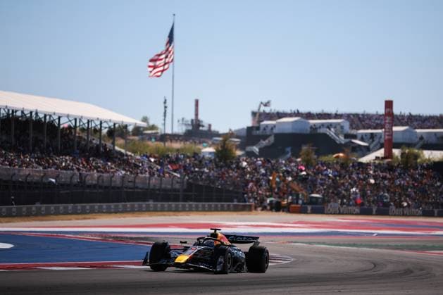 F1 - UNITED STATES GRAND PRIX 2025 01 VERSTAPPEN Max (nld), Red Bull Racing RB21, action during the 2025 Formula 1 United States Grand Prix, 19th round of the 2025 FIA Formula One World Championship, WM, Weltmeisterschaft from October 17 to 19, 2025 on the Circuit of the Americas, in Austin, Texas, United States of America - AustinUnited States  Copyright: xEricxAlonsox