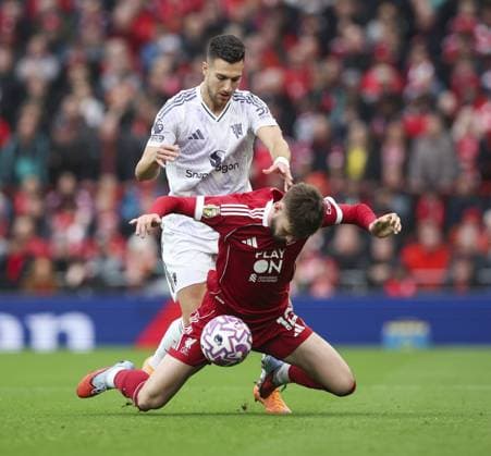 Liverpool v Manchester Unuted, FA Premier League Liverpool v Manchester United, ManU FA Premier League. 19.10.2025  Copyright: xBradleyxOrmesherx NINTCHDBPICT001032365022