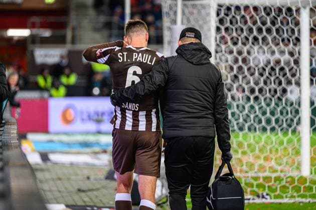 Fußball I Herren I Saison 2025-2026 I Bundesliga I 7. Spieltag I FC St. Pauli - TSG 1899 Hoffenheim I 19.10.2025 James Sands (6, FC St. Pauli) Hamburg Millerntor-Stadion Hamburg Deutschland Copyright: xLobecax xHenningxRohlfsx