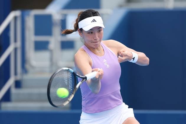 Xinyu WANG (CHN), OCTOBER 20, 2025 - Tennis : TORAY PAN PACIFIC OPEN TENNIS 2025 Singles Round 32 Match at Ariake Colosseum, Tokyo, Japan. Noxthirdxpartyxsales  aflo_307538915
