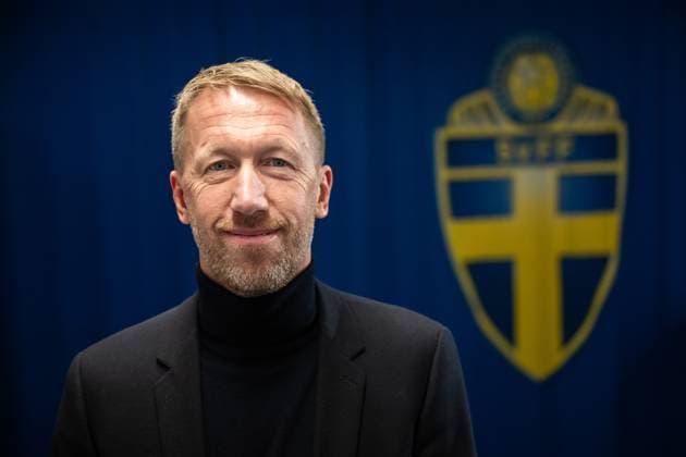 251020 Graham Potter poses for a portrait during a press conference, PK, Pressekonferenz announcing him as new head coach of the Swedish men s national football team on October 20, 2025 in Stockholm. Photo: Joel Marklund BILDBYRAN kod JM JM0743 bbeng fotboll football soccer fotball presskonferens press conference sverige sweden sverige a porträtt *** 251020 Graham Potter poses for a portrait during a press conference announcing him as new head coach of the Swedish men s national football team on October 20, 2025 in Stockholm Photo Joel Marklund BILDBYRAN kod JM JM0743 bbeng fotboll football soccer fotball presskonferens press conference sverige sweden sverige a porträtt  Copyright: JOELxMARKLUND BB251020JM029