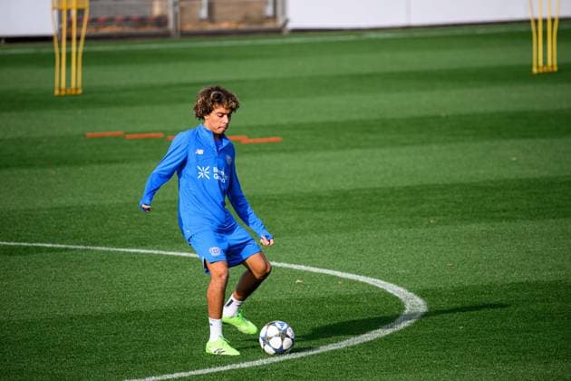 LEVERKUSEN, GERMANY - 20 OCTOBER, 2025: Montrell Amare Culbreath - UEFA Champions League, Pre match practice FC Bayer 04 Leverkusen at BayArena.  Copyright: xVITALIIxKLIUIEVx