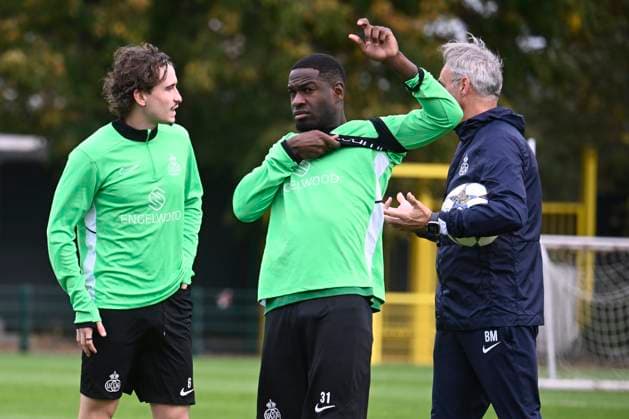 Royale Union Saint-Gilloise v Inter Milan - UEFA Champions League Media Activities 20 10 2025 BRUSSELS, BELGIUM - OCTOBER 20 : Makate Christian forward of Union Saint-Gilloise pictured during a training session ahead of the UEFA Champions League 2025 26 League Phase MD3 match between Royale Union Saint-Gilloise and Inter Milan on October 20, 2025 in Brussels, Belgium, 20 10 2025 Brussels Belgium  Copyright: xPeterxDexVoechtx