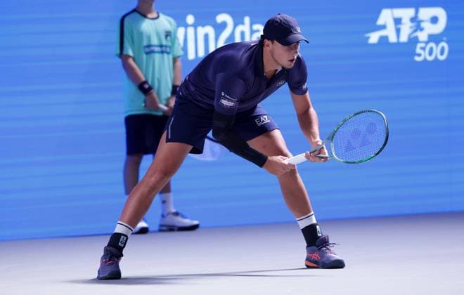 TENNIS - ATP, Tennis Herren Erste Bank Open VIENNA,AUSTRIA,20.OCT.25 - TENNIS - ATP World Tour, Erste Bank Open. Image shows Luciano Darderi (ITA).  GEPAxpictures xWalterxLuger