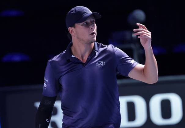 TENNIS - ATP, Tennis Herren Erste Bank Open VIENNA,AUSTRIA,20.OCT.25 - TENNIS - ATP World Tour, Erste Bank Open. Image shows Luciano Darderi (ITA).  GEPAxpictures xWalterxLuger