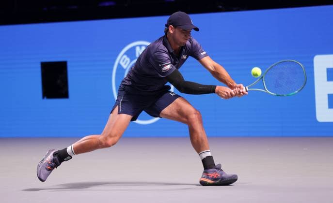 TENNIS - ATP, Tennis Herren Erste Bank Open VIENNA,AUSTRIA,20.OCT.25 - TENNIS - ATP World Tour, Erste Bank Open. Image shows Luciano Darderi (ITA).  GEPAxpictures xWalterxLuger