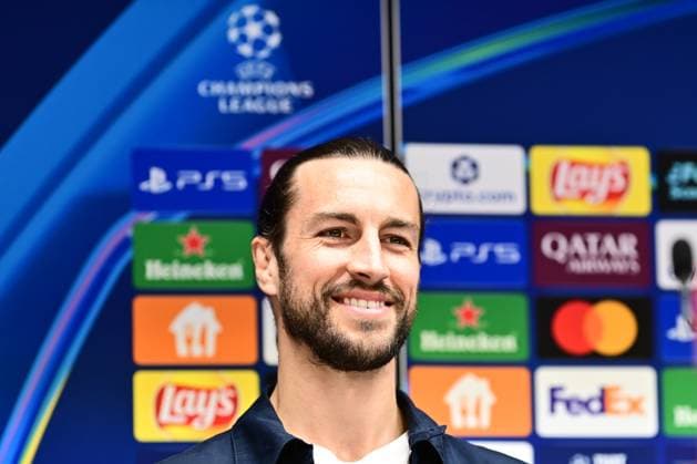 Royale Union Saint-Gilloise v Inter Milan - UEFA Champions League Media Activities 20 10 2025 BRUSSELS, BELGIUM - OCTOBER 20 : Burgess Christian defender of Union Saint-Gilloise talking to the press during a press conference, PK, Pressekonferenz ahead of the UEFA Champions League 2025 26 League Phase MD3 match between Royale Union Saint-Gilloise and Inter Milan on October 20, 2025 in Brussels, Belgium, 20 10 2025 Brussels Belgium  Copyright: xPeterxDexVoechtx