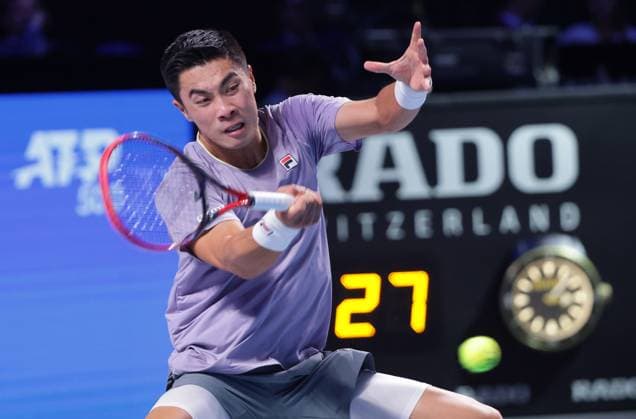 TENNIS - ATP, Tennis Herren Erste Bank Open VIENNA,AUSTRIA,20.OCT.25 - TENNIS - ATP World Tour, Erste Bank Open. Image shows Brandon Nakashima (USA).  GEPAxpictures xWalterxLuger