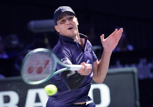 TENNIS - ATP, Tennis Herren Erste Bank Open VIENNA,AUSTRIA,20.OCT.25 - TENNIS - ATP World Tour, Erste Bank Open. Image shows Luciano Darderi (ITA).  GEPAxpictures xWalterxLuger