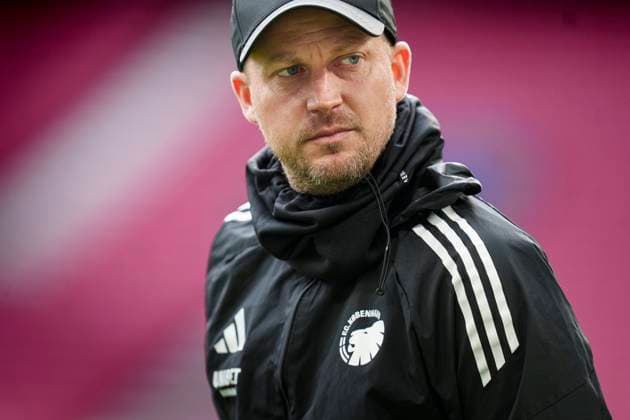 Denmark Champions League FC Copenhagen FCK s head coach Jacob Neestrup during FC Copenhagen s training at Parken on Monday, October 20, 2025. FC Copenhagen faces the German team Borussia Dortmund in the UEFA Champions League in Parken on Tuesday , Copenhagen Denmark Copyright: Ritzau Scanpix LiselottexSabroex spdk20251020-154901-L