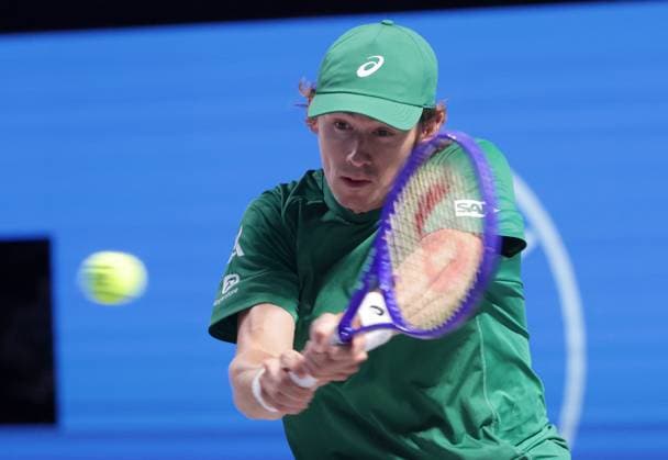 TENNIS - ATP, Tennis Herren Erste Bank Open VIENNA,AUSTRIA,20.OCT.25 - TENNIS - ATP World Tour, Erste Bank Open. Image shows Alex de Minaur (AUS).  GEPAxpictures xWalterxLuger