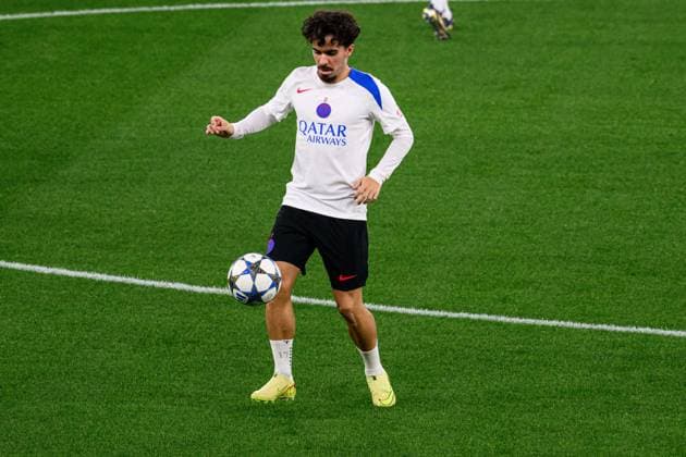 LEVERKUSEN, GERMANY - 20 OCTOBER, 2025: Vitinha - UEFA Champions League, MD-1, Practice PSG at BayArena.  Copyright: xx