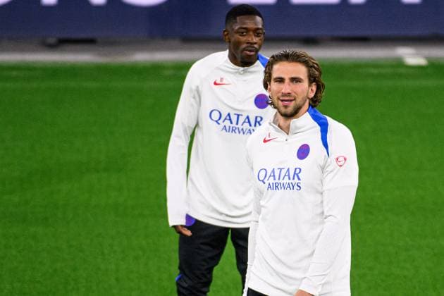 LEVERKUSEN, GERMANY - 20 OCTOBER, 2025: Illia Zabarnyi - UEFA Champions League, MD-1, Practice PSG at BayArena.  Copyright: xx