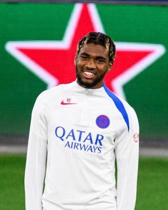 LEVERKUSEN, GERMANY - 20 OCTOBER, 2025: Ibrahim Mbaye - UEFA Champions League, MD-1, Practice PSG at BayArena.  Copyright: xx