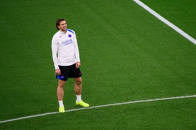 LEVERKUSEN, GERMANY - 20 OCTOBER, 2025: Illia Zabarnyi - UEFA Champions League, MD-1, Practice PSG at BayArena.  Copyright: xx