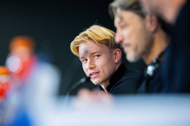 20.10.2025 - Fußball, 2025 2026, Champions League, Pressekonferenz vor FC Kopenhagen - Borussia Dortmund: (L-R) Daniel Svensson (Dortmund), Niko Kovac (Trainer - Dortmund)