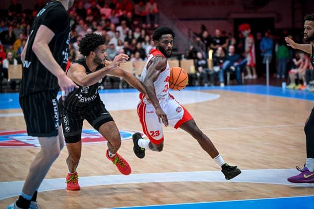 Barmer 2. Basketball Bundesliga ProA: Rheinstars Köln vs. Tigers Tübingen, 20.10.2025 Michael Jordan Miller (RheinStarsKöln 23), Barmer 2. Basketball Bundesliga ProA: Rheinstars Köln vs. Tigers Tübingen am 20.10.2025 in der Motorworld Köln in Koeln (Nordrhein-Westfalen) Copyright: xBEAUTIFULxSPORTS Mueller-Laschetx